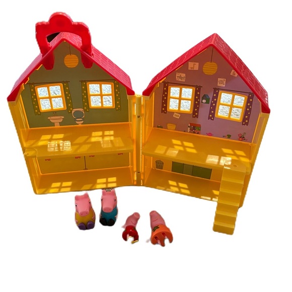 Peppa Pig Deluxe Playhouse with Figures Kids Toy - Picture 1 of 5
